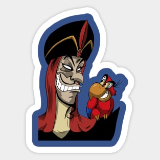 Jafar and Iago Sticker